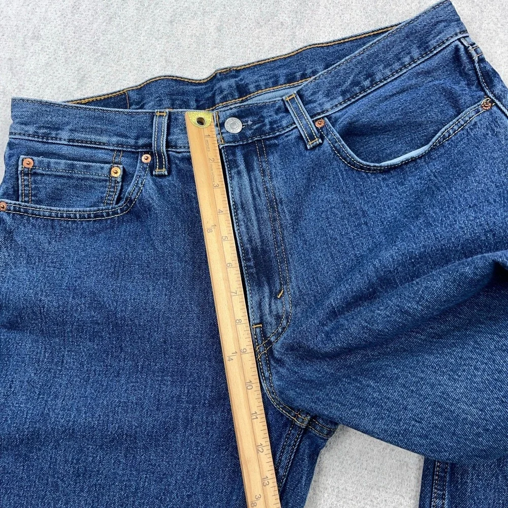 Levis 550 Jeans Men 36x34 Relaxed Fit Straight Leg Med Wash Pants Baggy Work A67